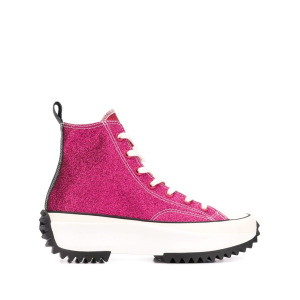 JW Anderson кеды Run Star Hike из коллаборации с Converse, розовый