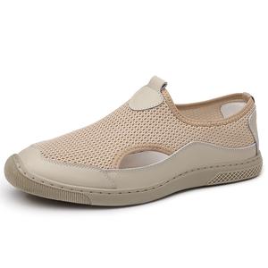 Дышащие, быстросохнущие, износостойкие, легкие низкие повседневные мужские туфли POPULAR ROUSE PR, Beige