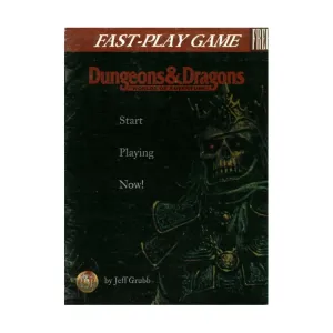 Fast-Play Game - The Ruined Tower, Advanced Dungeons & Dragons (2nd Edition) - Modules & Adventures, мягкая обложка
