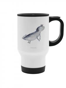 Mr. & Mrs. Panda Белая кофейная кружка, идеально подходящая для плавания аксолотля (без комментариев)