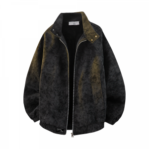 Пуховик женский с воротником стойкой утепленный WARRIOR, черный (diy badge)