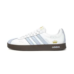 Adidas ВЛ Корт 2.0 скейтерские кроссовки унисекс низкие бело-голубые, цвет White Blue