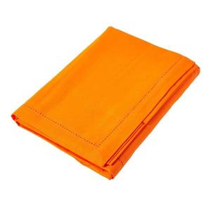 Скатерть Homescapes aus 100% Baumwolle, 137x1x228 см, оранжевый