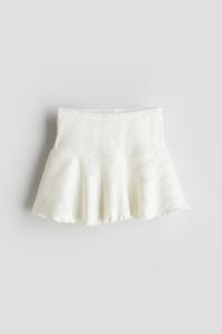 Юбка из блестящего джерси H&M, белый