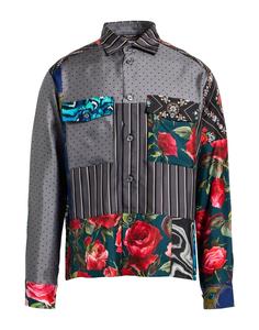 Рубашка Dolce&Gabbana, угольно-серый