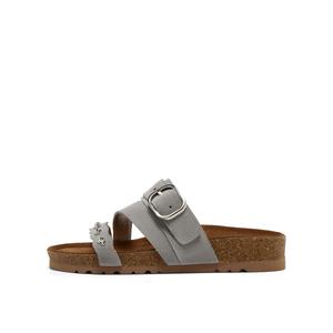 Тапочки-слайды женские с противоскользящей подошвой Joypeace, Gray[Hem Width Consider 1 Size Up]