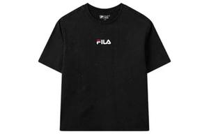 Fila Мужские черные футболки с круглым вырезом средней высоты