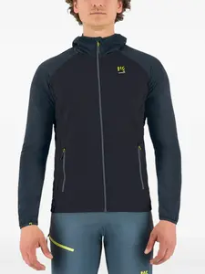 Худи на молнии с логотипом KARPOS, синий