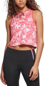 Женская укороченная майка-топ Tommy Hilfiger Sport Camo, Red