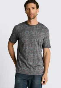 Футболка с принтом mit muster Tom Tailor, Grey Structure Design
