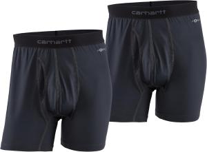 Мужские трусы-боксеры Carhartt UU0196M Force Stretch Jersey 5 дюймов, 2 шт., Black