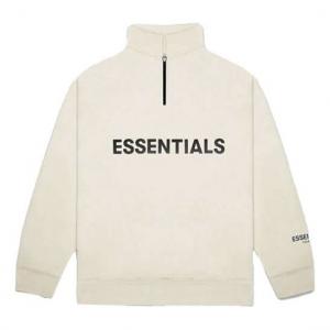 Спортивная толстовка Fear of God Essentials FW20 Half Zip Sweatshirt 'Cream' FOG-FW20-346, бежевый