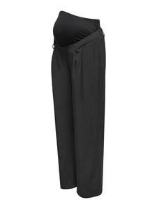 Широкие брюки со складками спереди Only Maternity OLMPleat, темно-серый