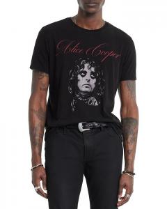 Футболка с рисунком John Varvatos Alice Cooper, черный