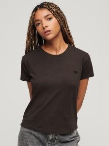 Футболка Essential с логотипом 90-х годов Superdry, бизон черный