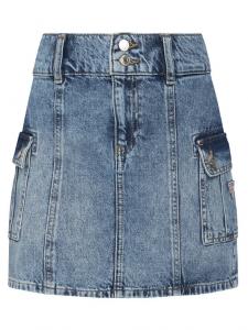Джинсовая юбка regular fit J6RD20 D45E0 Guess, синий