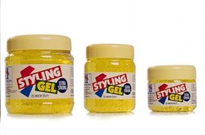 Стайлинг, гель для моделирования волос Extra Strong желтый, 500 мл Hegron