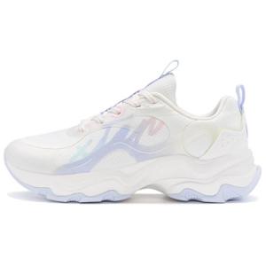 XTEP Женские противоскользящие износостойкие низкие повседневные беговые кроссовки Man Dance белый фиолетовый розовый - парусный белый/снежно-голубой фиолетовый/цвет сакуры розовый