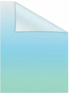 LICHTBLICK ORIGINAL оконная пленка "Ombre Petrol", 1 шт., непрозрачная, структурированные клейкие точки, самоклеящаяся, защита конфиденциальности 50х100 см, цвет petrol