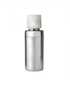 Коктейльный шейкер из лазурной смолы Godinger, серебряный