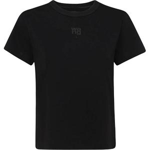 Футболка Regular Fit с круглым вырезом Alexander Wang, черный