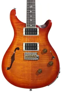 Электрогитара PRS SE Custom 24 Semi-Hollow с пьезодатчиком - Винтажный санберст