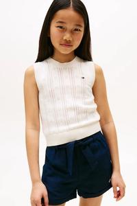 Хлопковый свитер Tommy Hilfiger, бежевый