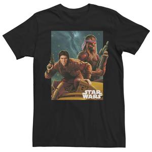 Мужская футболка Han Chewie Universe Artwork Star Wars