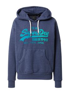 Толстовка Superdry, Turquoise/Cyan Blue/Mottled Blue