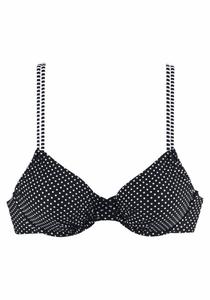 Верх бикини на косточках s.Oliver T-shirt Bikini Top Avni, черный