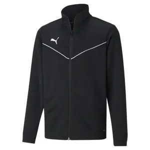Куртка PUMA тренировочная "TEAMRISE TRAINING POLY JACKET JR", без капюшона, белый