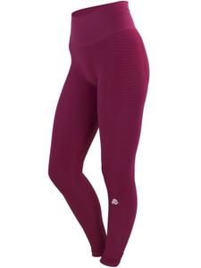 Обычные леггинсы Guggen Mountain Damenleggings Seamless LL77 Leggings, баклажановый