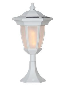 STAR Trading Светодиодный солнечный фонарь «Пламя» белого цвета - (Ш)15,5 x (В)63 см