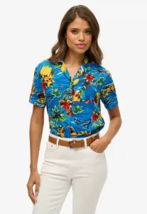 Курортная блузка на пуговицах Superdry & Co, Blue Dolphin Ocean