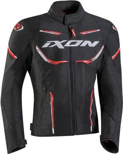 Текстильная мотоциклетная куртка Ixon striker air wp, Black/White/Red