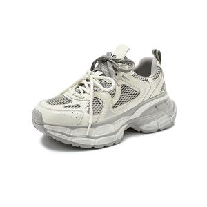 UBZ Женские массивные кроссовки низкие серые серебристо-серые, цвет Silver Gray