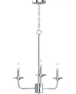 Подвесная люстра Aria на 3 лампы Volume Lighting, silver