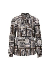 Короткий размер: блузка с принтом Goldner, мультиколор