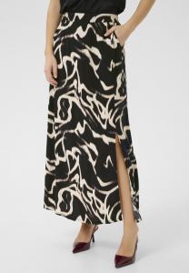 Юбка Kaffe Maxi skirt, Black Nature Organic Lines/Black