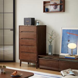 Lin'S Home Furnishing Комод 60х40х70 см для спальни из массива дерева, 5 ящиков, серия muyefen tg1e