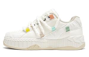 Кеды, скейтборд обувь женская низкая бежевая Feiyue