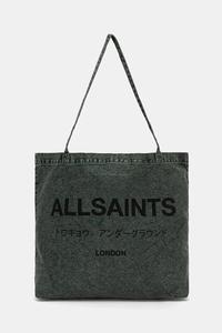 Хлопковая сумка AllSaints, зеленый