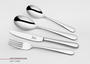 ДЕТСКИЕ СТОЛОВЫЕ ПРИБОРЫ Justinus, нержавеющая сталь