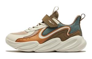 Детские кроссовки GS Low-top Unbleached Основной цвет/молочный кофе коричневый Erke Kids, коричневый