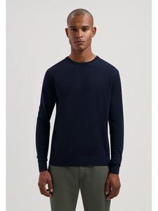 Темно-синий шерстяной свитер DSTREZZED