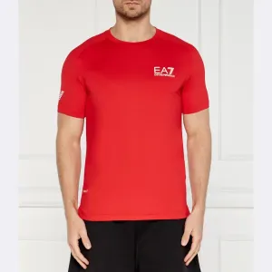 Футболка стандартного кроя Ea7, красный