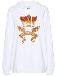 Moschino худи с принтом, белый