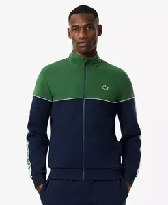 Мужская толстовка с длинными рукавами на молнии Lacoste, синий