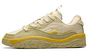 Горячие мужские кроссовки для скейтбординга с низким верхом, цвета гранул, бежевый / ирисово-желтый / песочно-желтый Anta