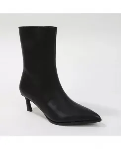 Сапоги Toby Kitten Heel до середины голени BERNESS, черный